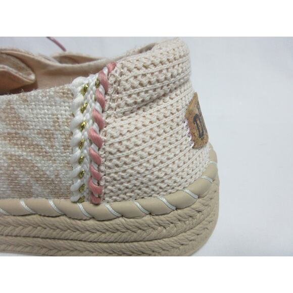 Hey Dude Wendy Espadrille Retro Palm Shoes Size 7 New - Picture 8 of 9